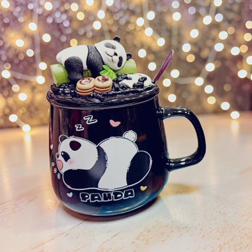Cute Panda Ceramic Coffee Mug | Premium Printed Tea & Coffee Cup | Gift Mug for Panda Lovers