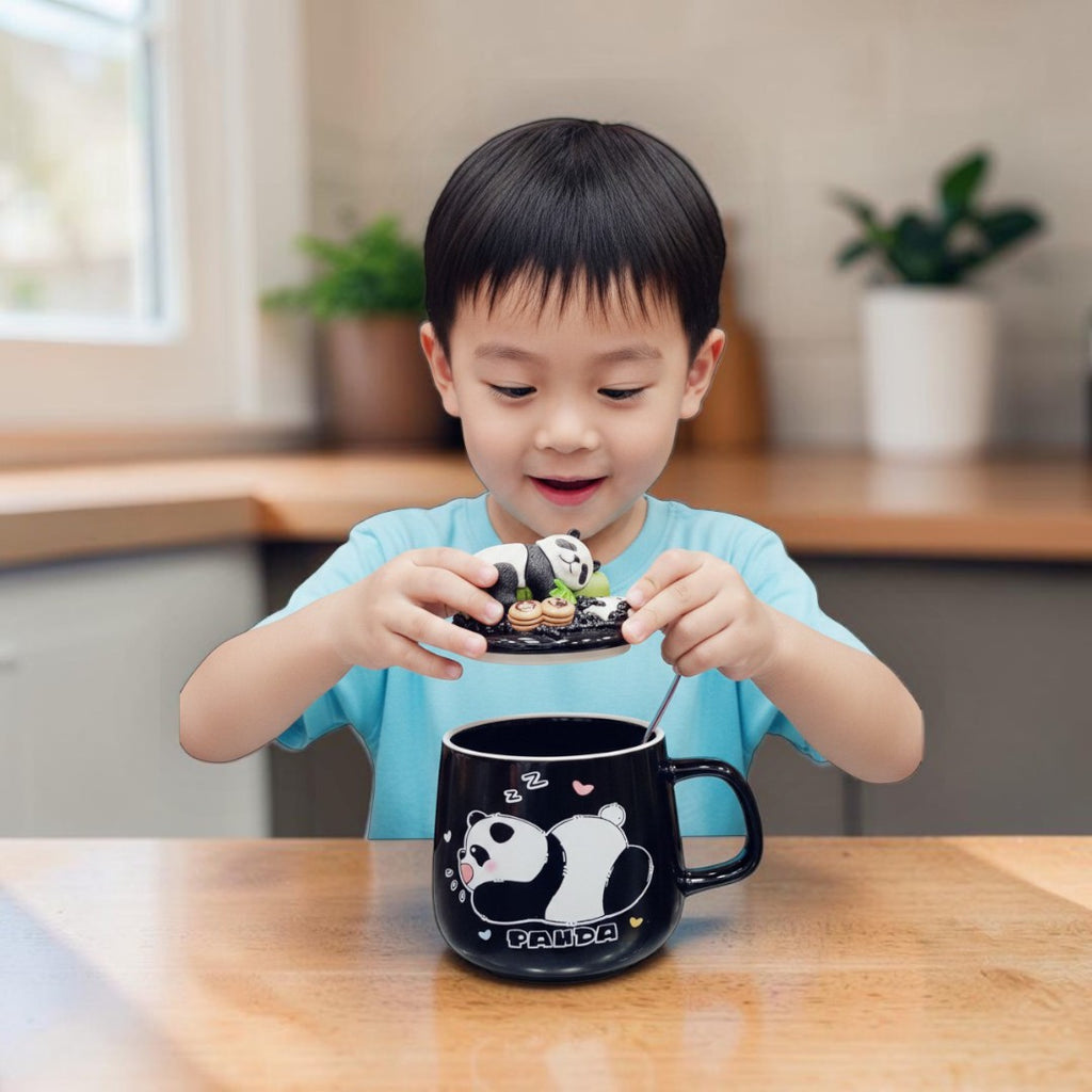 Cute Panda Ceramic Coffee Mug | Premium Printed Tea & Coffee Cup | Gift Mug for Panda Lovers