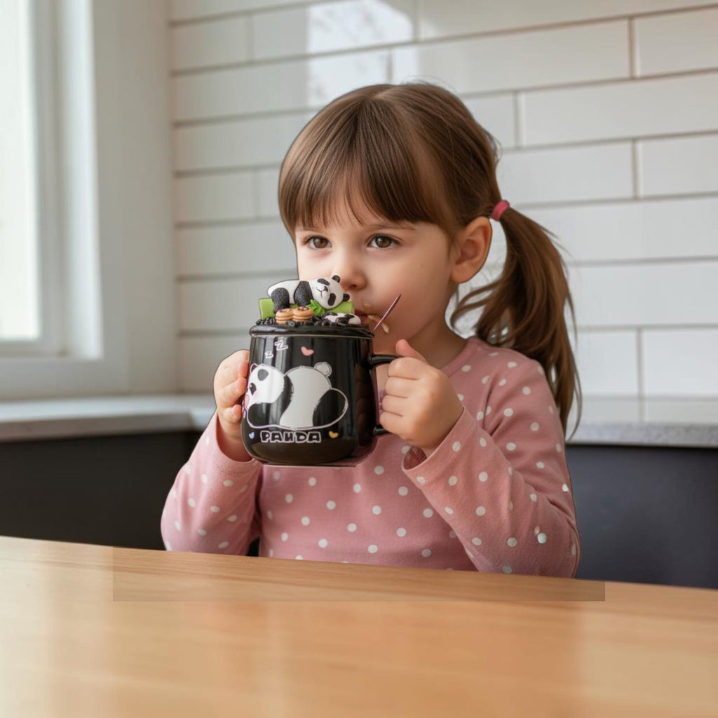 Cute Panda Ceramic Coffee Mug | Premium Printed Tea & Coffee Cup | Gift Mug for Panda Lovers