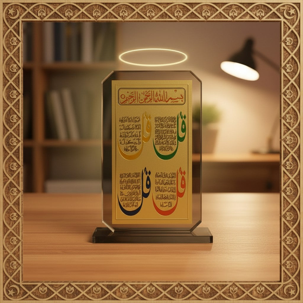 Elevate Your Space with Our Islamic Crystal Car Decor - Premium Quran Verse Display