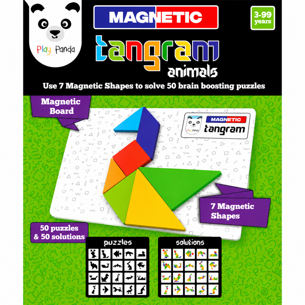 Tangram Puzzle Educational Toy - Unlock Creativity and Critical Thinking for Kids 3+