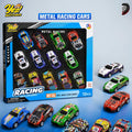 12 Pcs Die Cast Toy Car Set - Premium Pull-Back Vehicles for Endless Fun