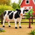 Animal Farm Cow Toy Set: Ignite Imagination and Learning