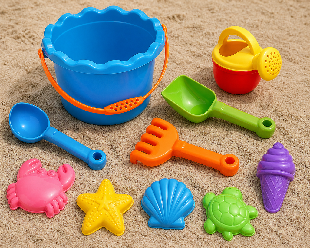 Ultimate Beach Sand Toy Set for Kids – Bucket, Shovel, Rake & Moulds for Outdoor Fun