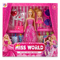 Miss World Princess Doll Play Set with Accessories for Kids