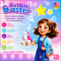 Bubble Blaster Toy Gun for Kids | Automatic Bubble Maker with Bubble Solution | Outdoor Fun Toy