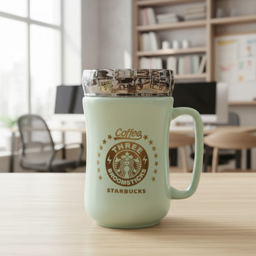 Starbucks Ceramic Coffee Mug | Premium Tea & Coffee Cup  Reusable Printed Mug for Home & Office