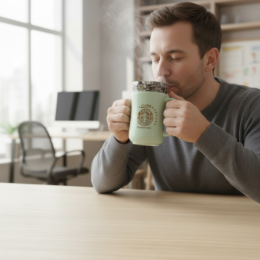 Starbucks Ceramic Coffee Mug | Premium Tea & Coffee Cup  Reusable Printed Mug for Home & Office